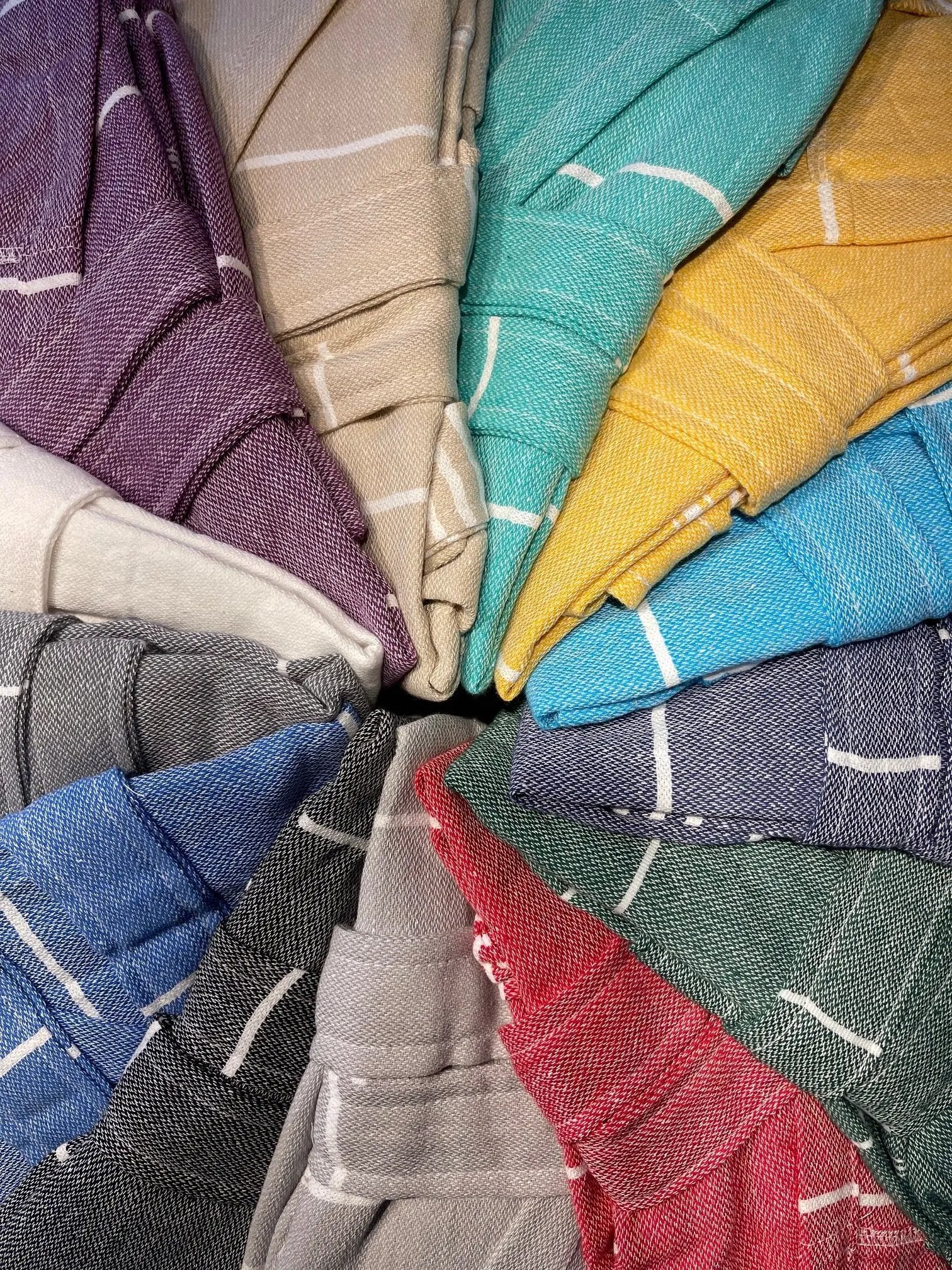 Monaco Turkish Bathrobe Made from 100 Percent Natural Turkish Cotton in S/M L/XL and XXL Sizes - Love Salve